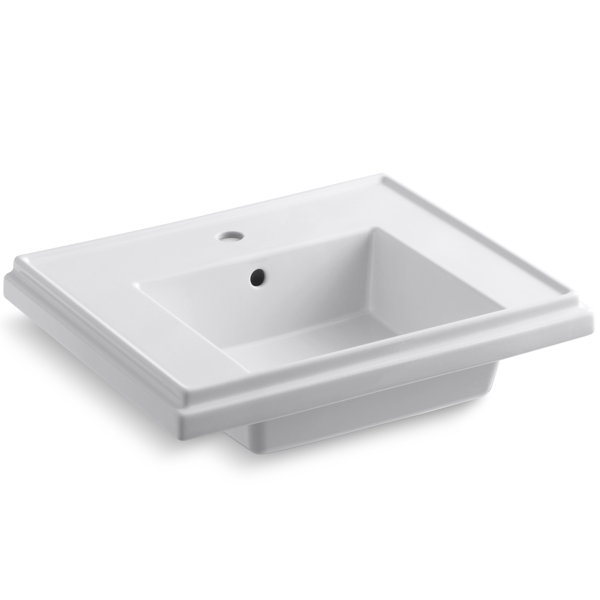 K275780 Kohler Tresham® Ceramic 24" Pedestal Bathroom Sink with